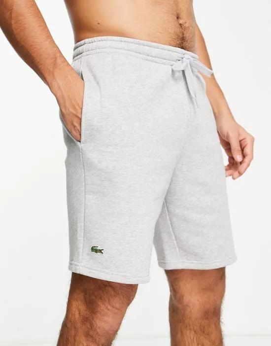 jersey shorts in grey