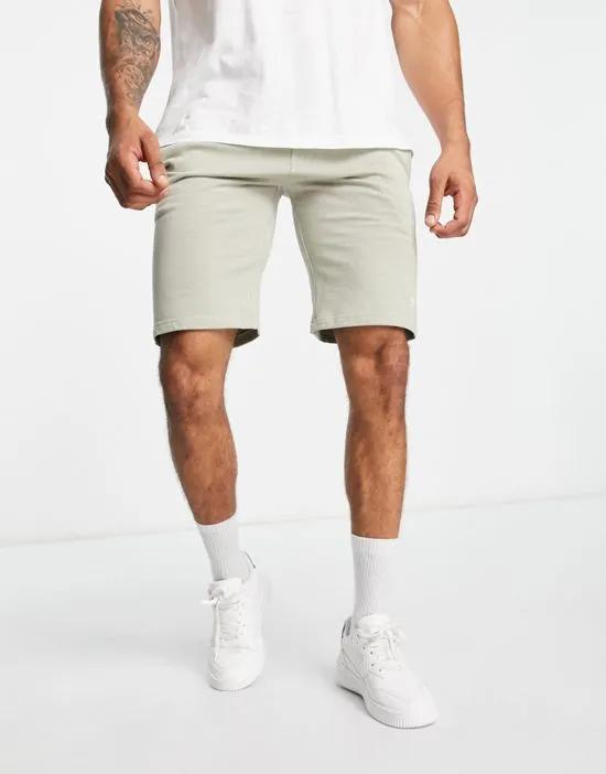 jersey shorts in sage