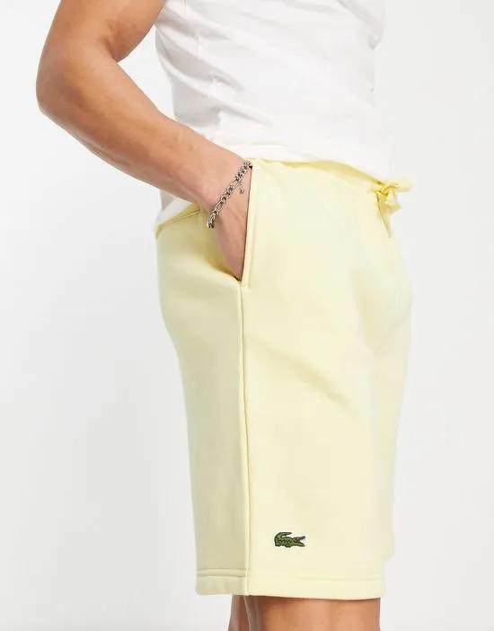 jersey shorts in yellow