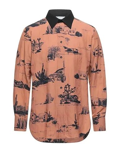 JIL SANDER | Coral Men‘s Patterned Shirt