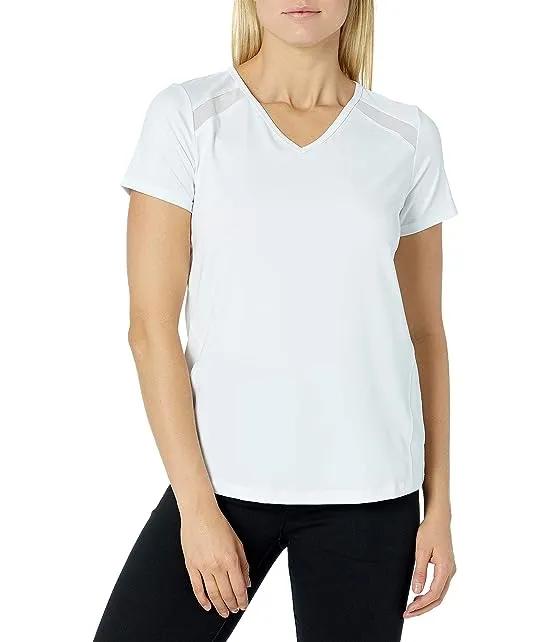 Jockey Women's Fusion Short Sleeve T-Shirt with Mesh Inserts