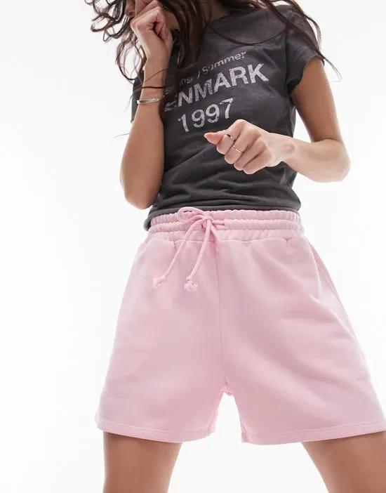 jogger short in pink