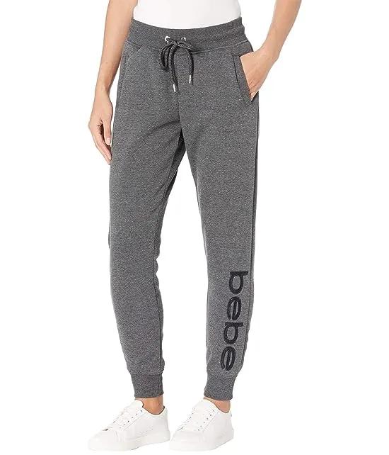 Joggers with Satin Logo with Pockets