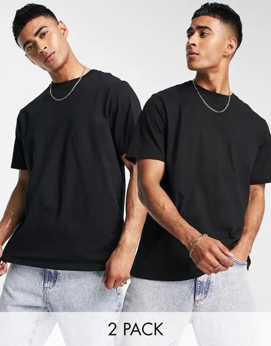 Join Life 2-pack t-shirt in black
