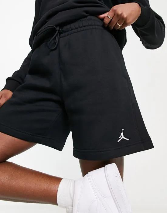 Jordan fleece shorts in black