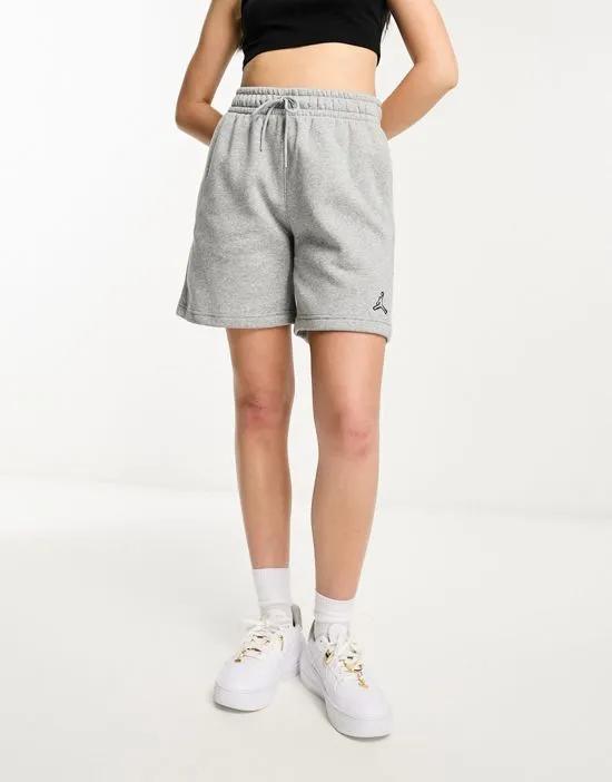 Jordan fleece shorts in gray