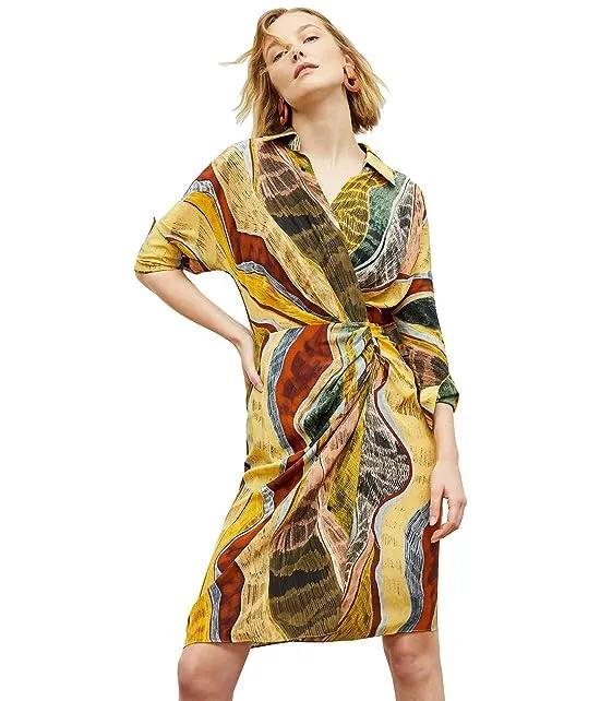 June Dress - Silk Desert
