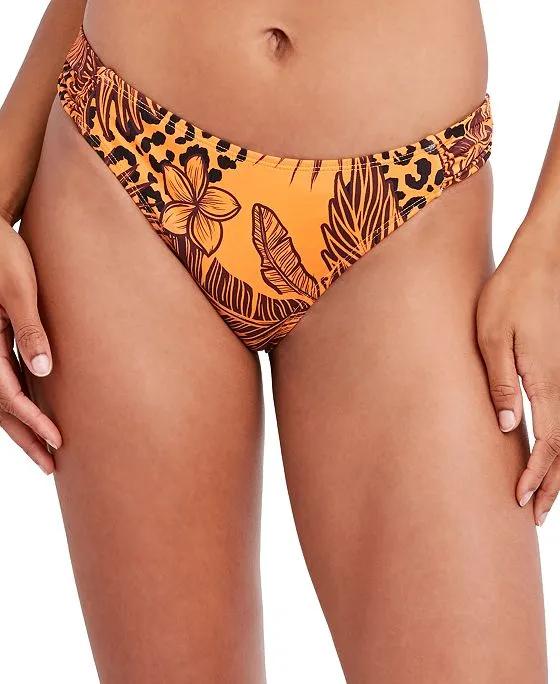 Jungle Queen Printed Tab Bikini Bottoms