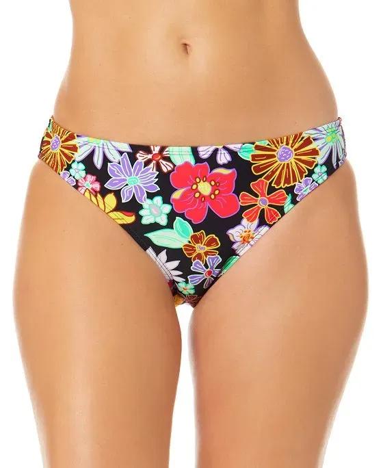 Juniors' Floral-Print Hipster Bikini Bottoms, Created for Macy's