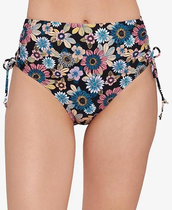 Juniors' In Full Bloom Lace-Side Bikini Bottoms, Created for Macy's