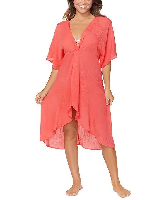 Juniors' Paradise High-Low Dress Cover-Up