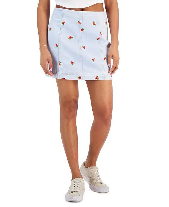 Juniors' Seamed Mini Skirt, Created for Macy's