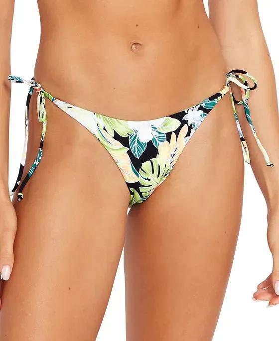 Juniors' Shady Beach Tie-Side Bikini Bottom