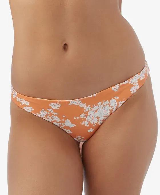 Juniors' Sunnyside Floral Rockley Printed Bikini Bottoms