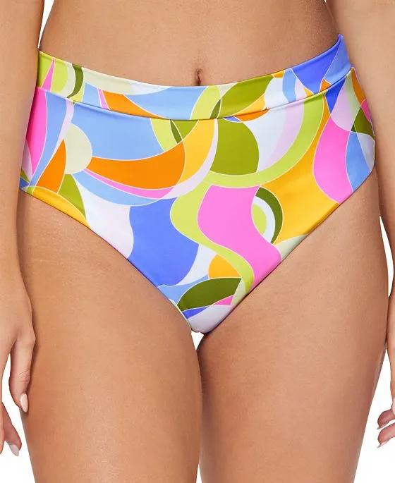 Juniors' Tropics High-Waist Bikini Bottoms