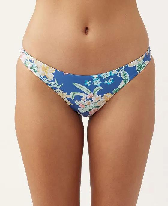 Juniors' Tulum Tropical Rockley Printed Bikini Bottom