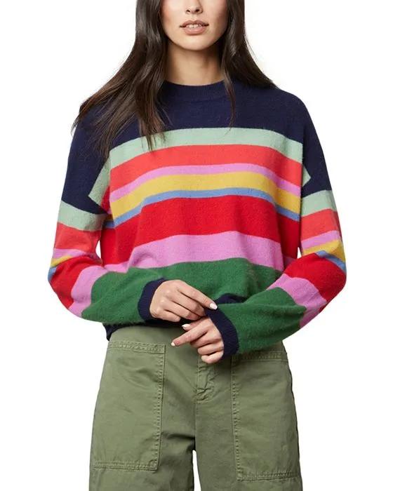 Kacey Striped Cashmere Sweater