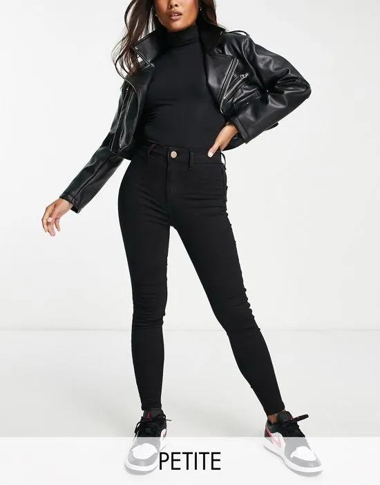 kaia high rise jeans in black