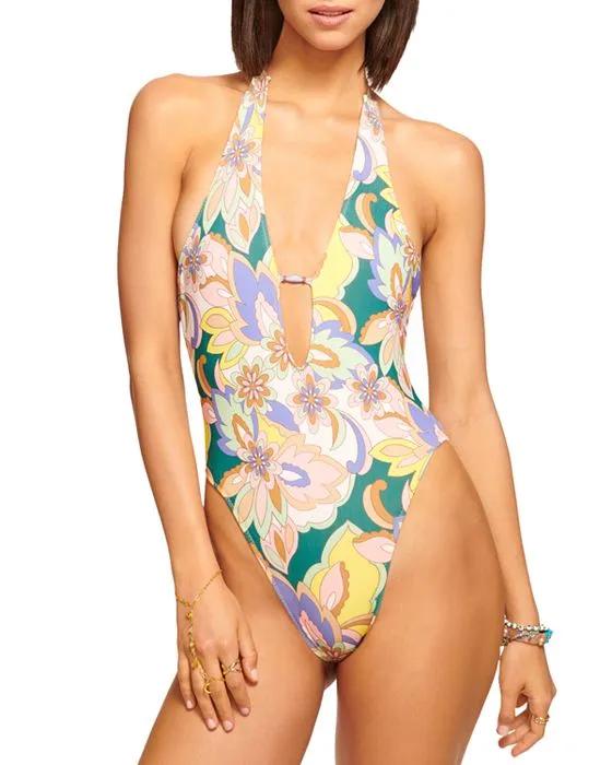 Kailey Halter One Piece Swimsuit