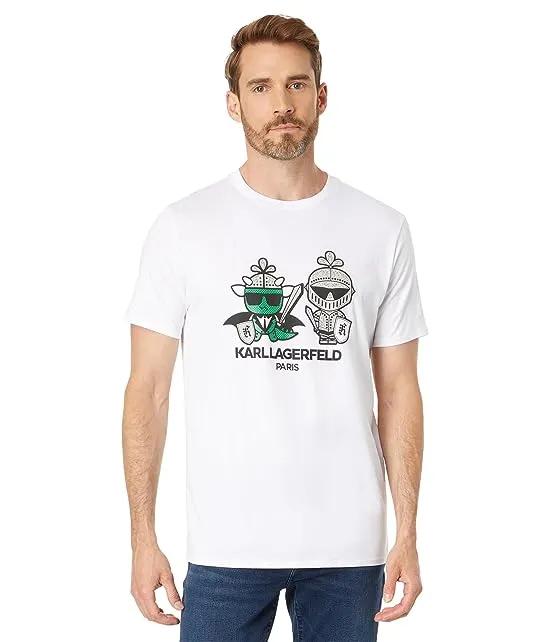 Karl and Choupette Armour T-Shirt
