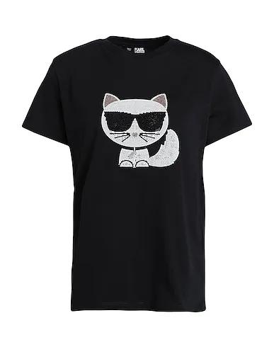 KARL LAGERFELD IKONIK CHOUPETTE RS T-SHIRT | Black Women‘s T-shirt