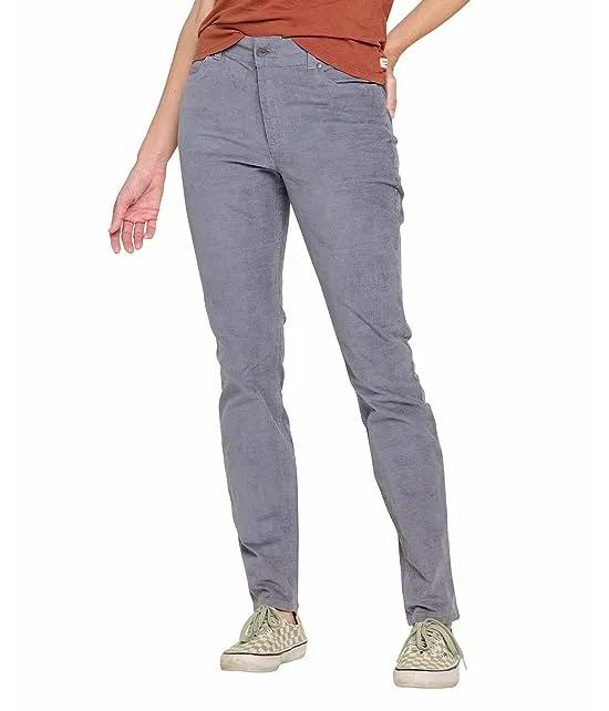 Karuna Cord Five-Pocket Skinny Pants