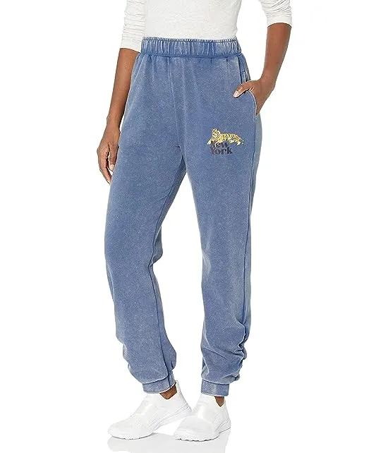 KENDALL + KYLIE Women's Side Ruched Jogger