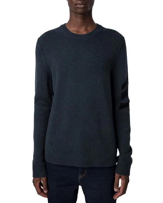 Kennedy Arrow Sleeve Cashmere Sweater