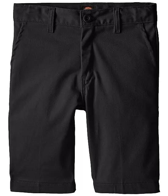 Khaki Boys' Slim Fit Stretch Flat Front Short