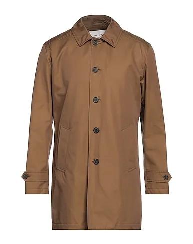 Khaki Cotton twill Full-length jacket