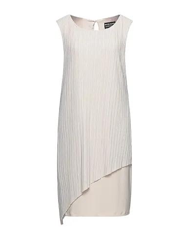 Khaki Crêpe Short dress