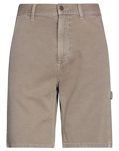 Khaki Denim Denim shorts