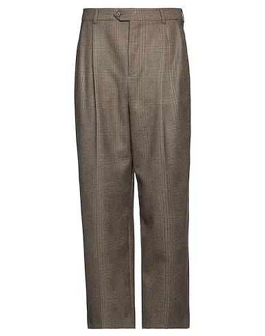 Khaki Flannel Casual pants