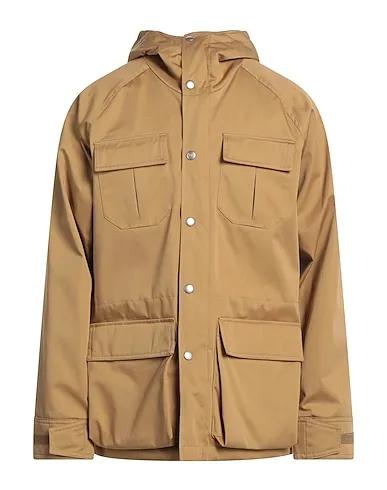 Khaki Gabardine Full-length jacket