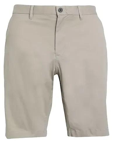 Khaki Gabardine Shorts & Bermuda