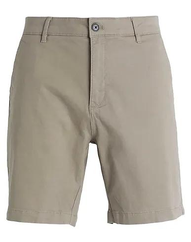 Khaki Gabardine Shorts & Bermuda