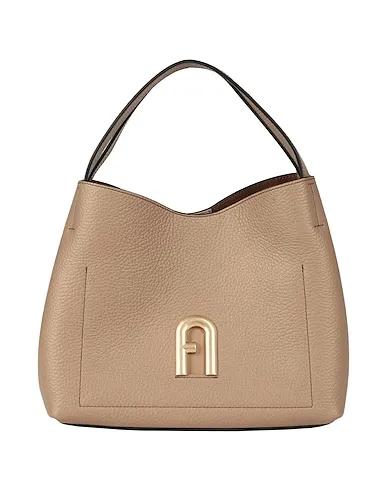 Khaki Handbag FURLA PRIMULA S HOBO - VITELLO ST.DAINO NEW
