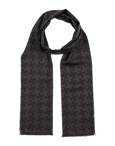 Khaki Jacquard Scarves and foulards