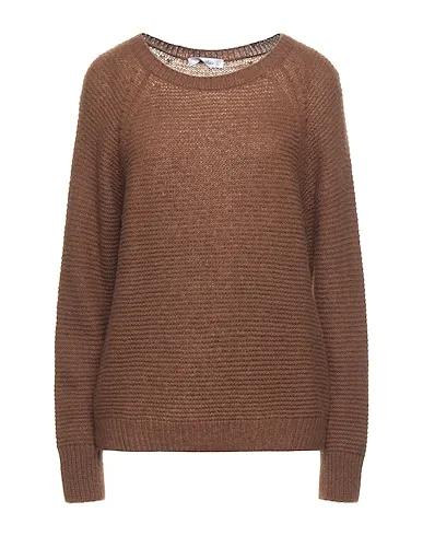 Khaki Knitted Cashmere blend