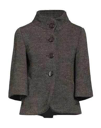 Khaki Knitted Coat