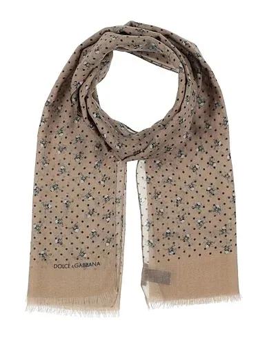 Khaki Knitted Scarves and foulards