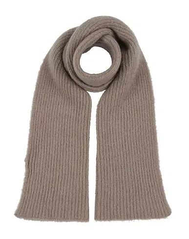 Khaki Knitted Scarves and foulards