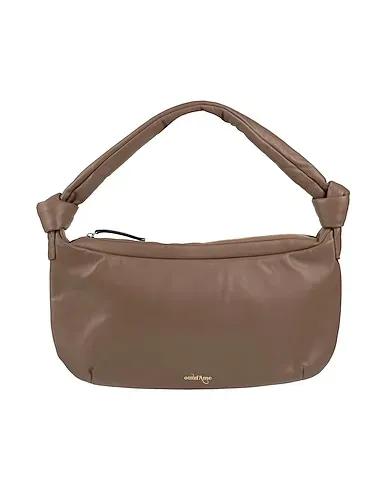 Khaki Leather Handbag