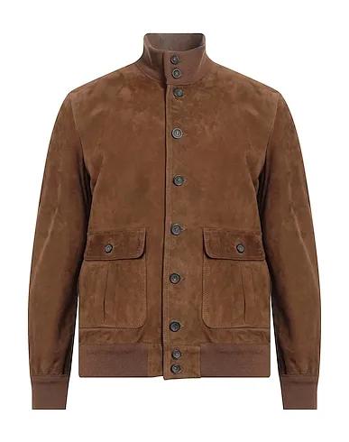 Khaki Leather Jacket