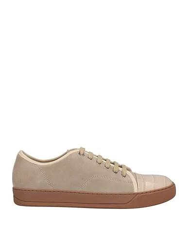 Khaki Leather Sneakers