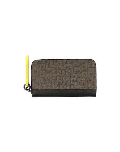 Khaki Leather Wallet