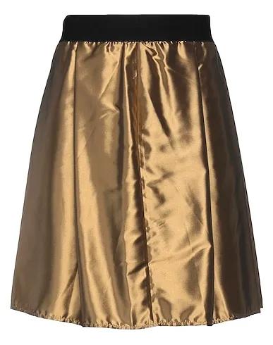 Khaki Organza Mini skirt