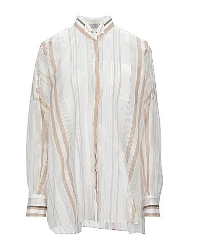 Khaki Organza Silk shirts & blouses