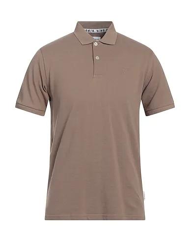 Khaki Piqué Polo shirt