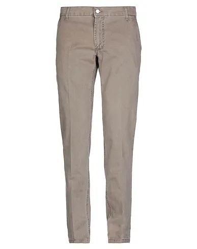 Khaki Plain weave Casual pants